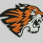 Battle Ground Tiger Mascot Letterman Jacket